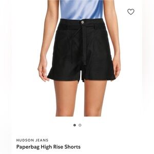 Hudson paper bag high waisted shorts. Size 30